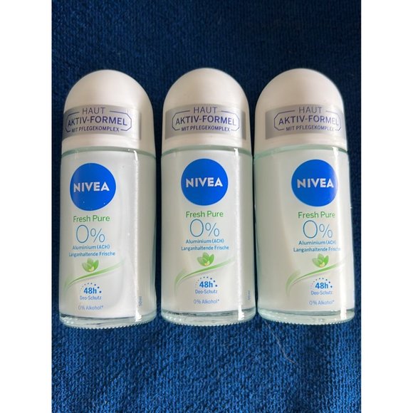 Nivea Fresh Pure deodorant roll-on 3 PACK